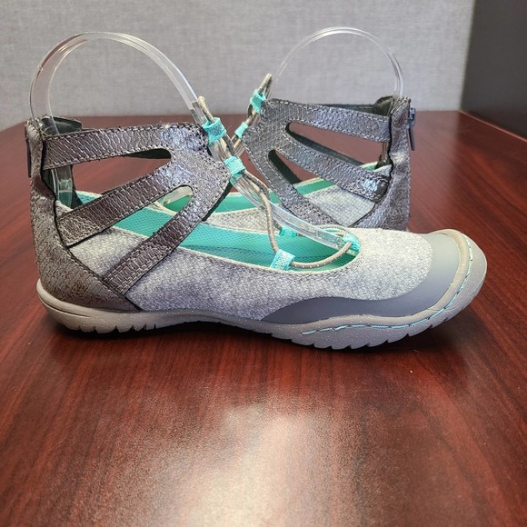 JambuKD Pythera Outdoor Gladiator Mary Jane Ballet Flats Girl's Size 4 - Picture 7 of 12